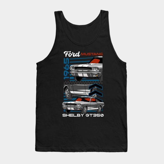 Iconic Mustang GT350 Car Tank Top by milatees